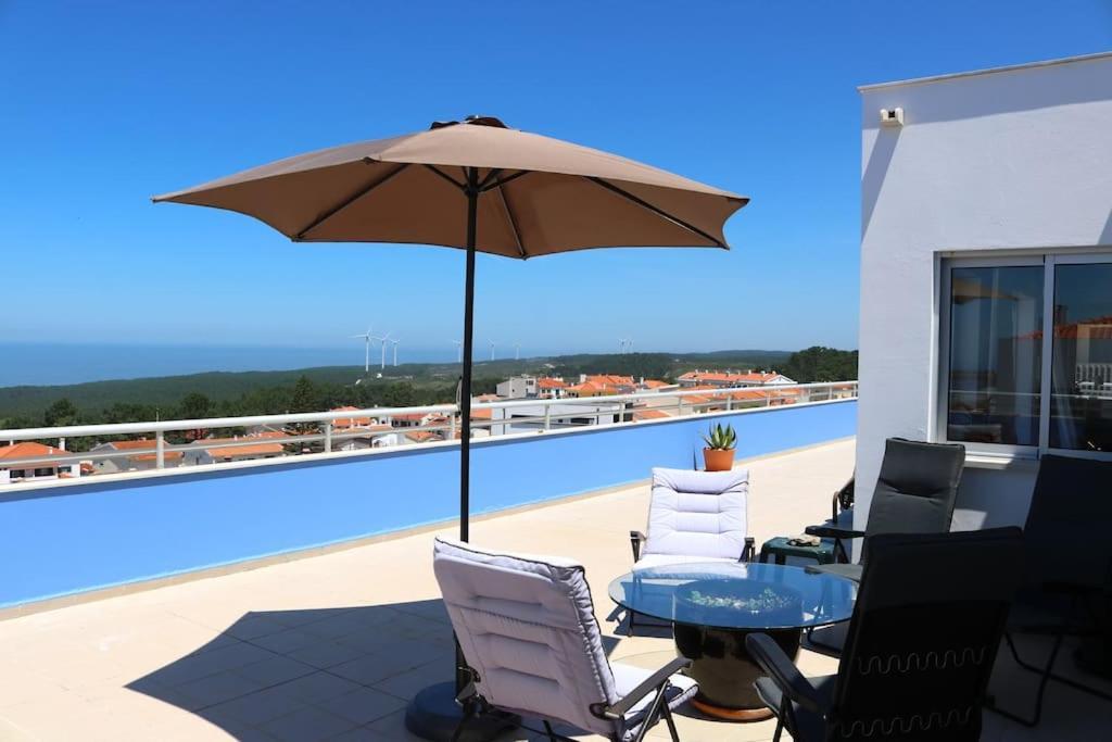Sitio Penthouse - Big Terrace With Sea View & Bbq Villa Nazaré Exterior photo
