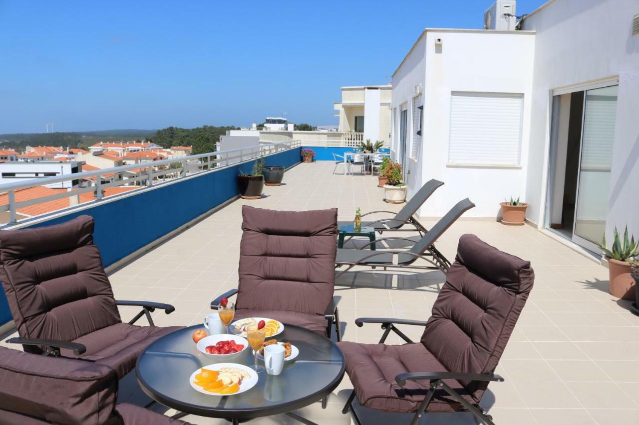Sitio Penthouse - Big Terrace With Sea View & Bbq Villa Nazaré Exterior photo